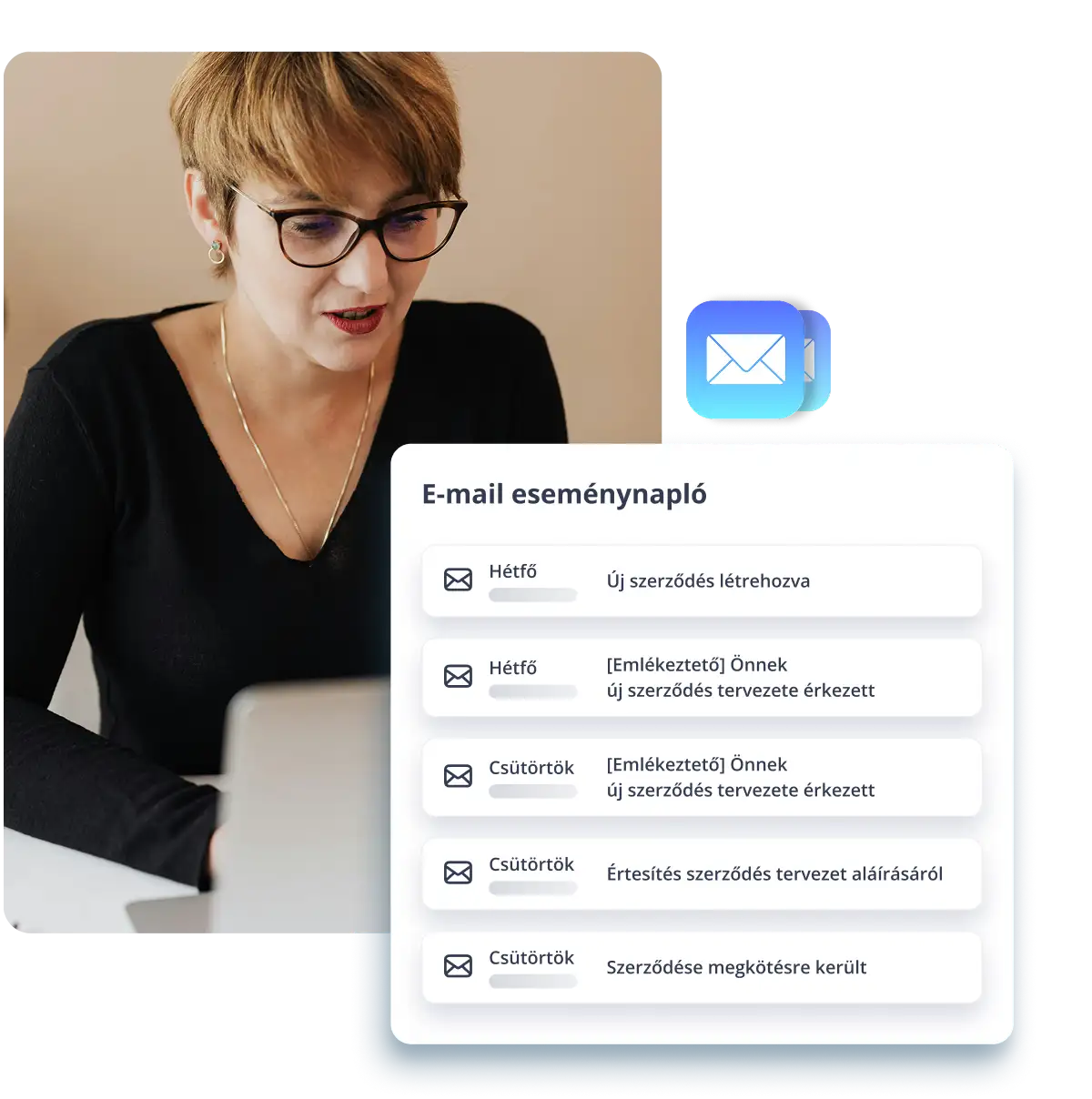 A papír elkeveredhet. Az e-szerződést egy pillanatra sem veszíted szem elől